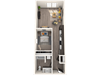 open one bedroom floorplan